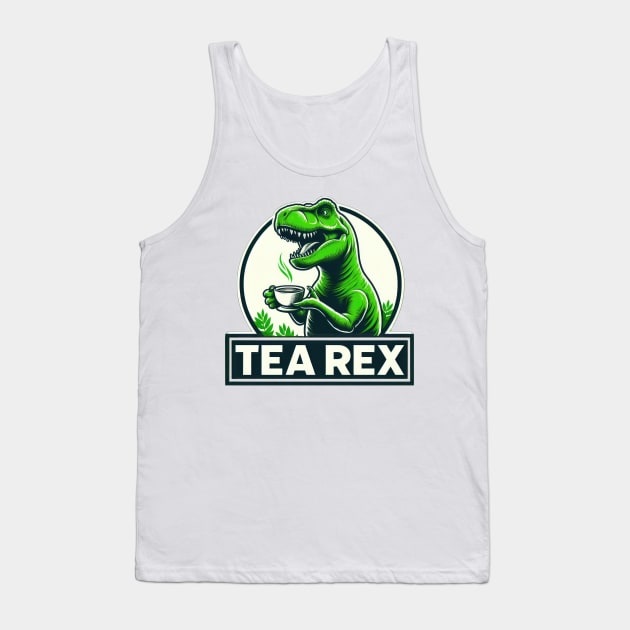 Tea Rex Tank Top by Coffee Lover Finds